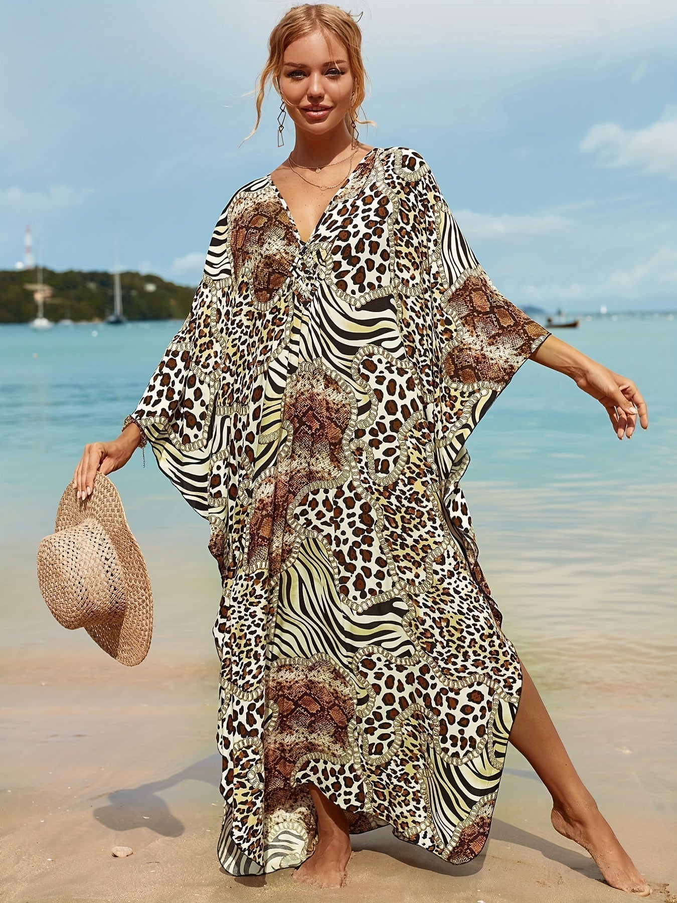 Robe de Plage Wild Safari | Aventure et Élégance